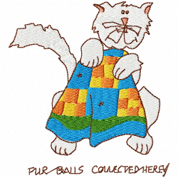 Cats Embroidery Design 3